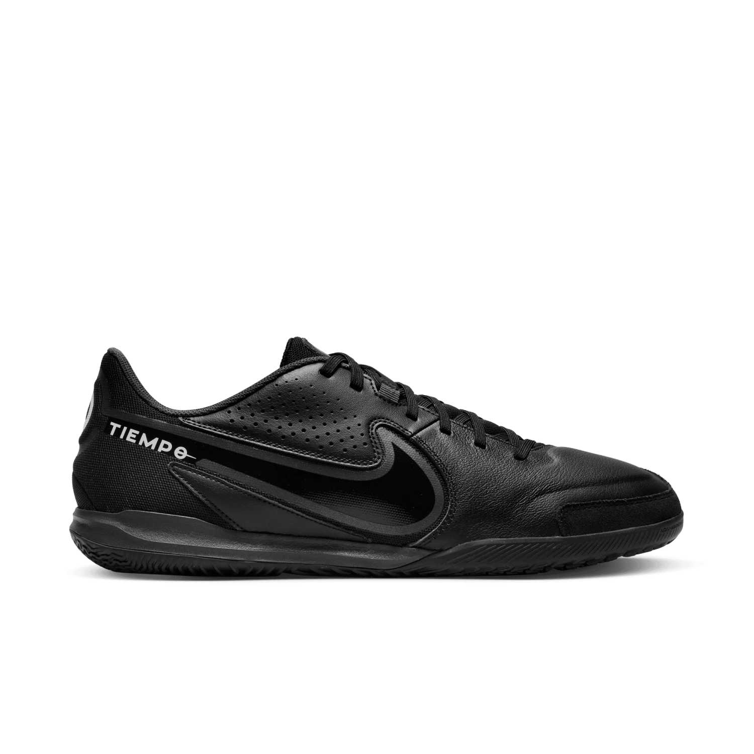 Nike Unisex Tiempo Legend 9 Academy IC Soccer Shoe - Black/Dark Smoke - Regular (D)