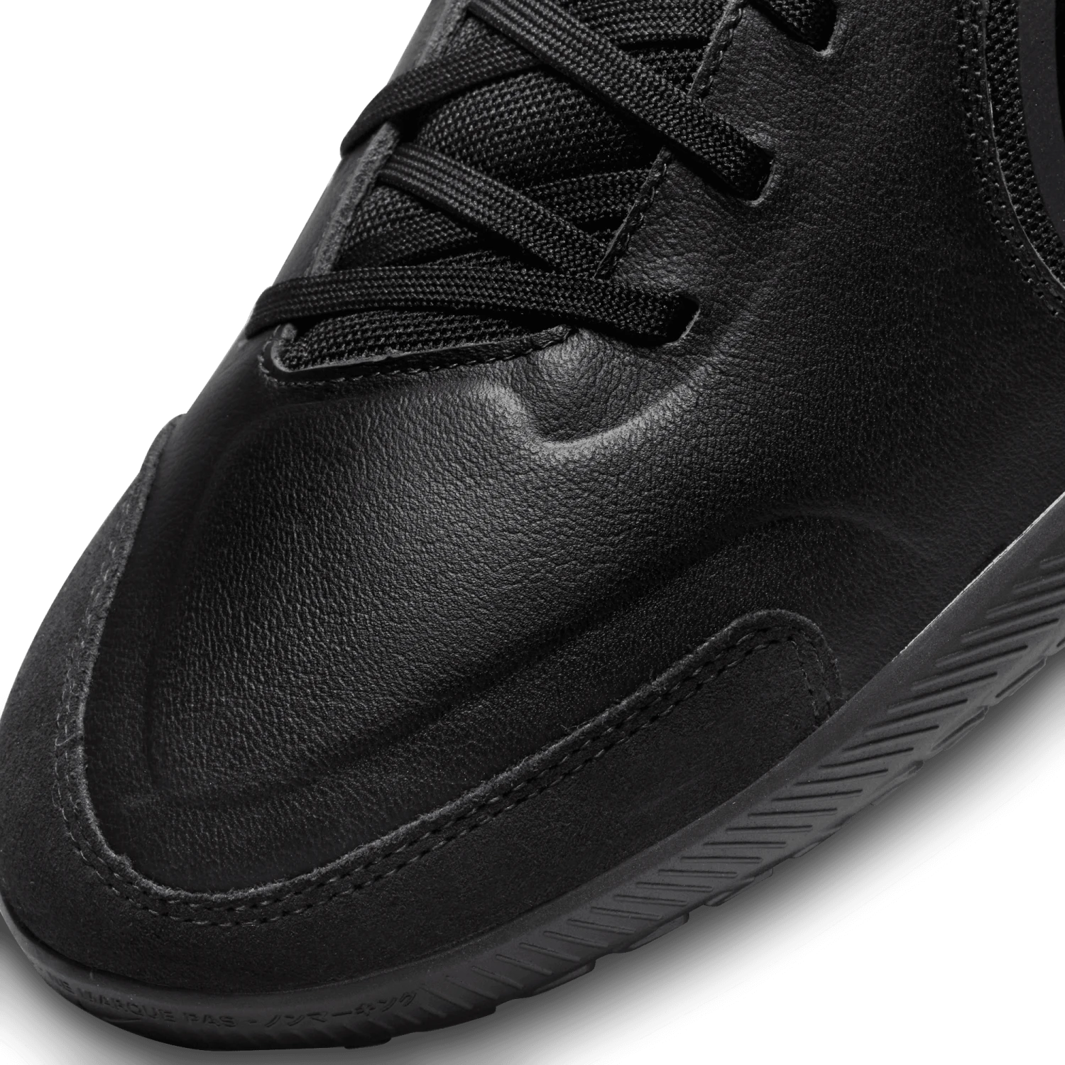 Nike Unisex Tiempo Legend 9 Academy IC Soccer Shoe - Black/Dark Smoke - Regular (D) - Image 3