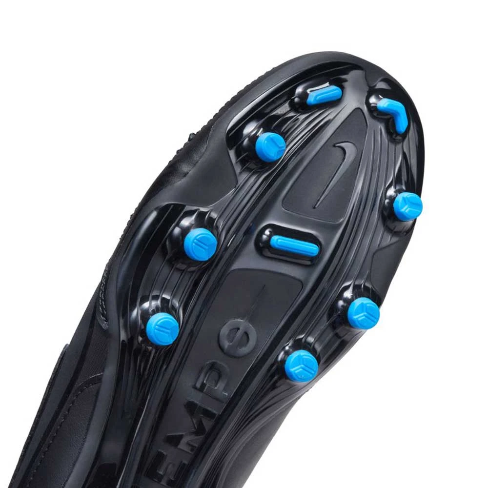 Youth Nike Jr. Tiempo Legend 9 Club MG Soccer Shoe -Black/White - Image 8