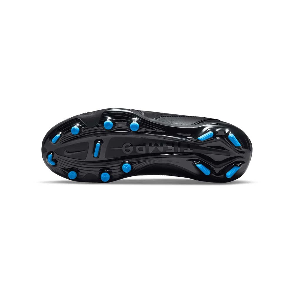 Youth Nike Jr. Tiempo Legend 9 Club MG Soccer Shoe -Black/White - Image 15