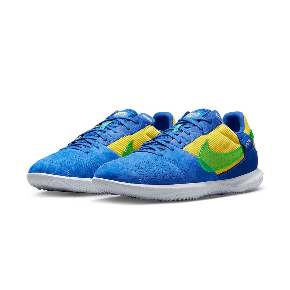 Unisex Nike Streetgato IC Soccer Shoe - Game Royal/Stadium Green/Yellow Strike - Image 3