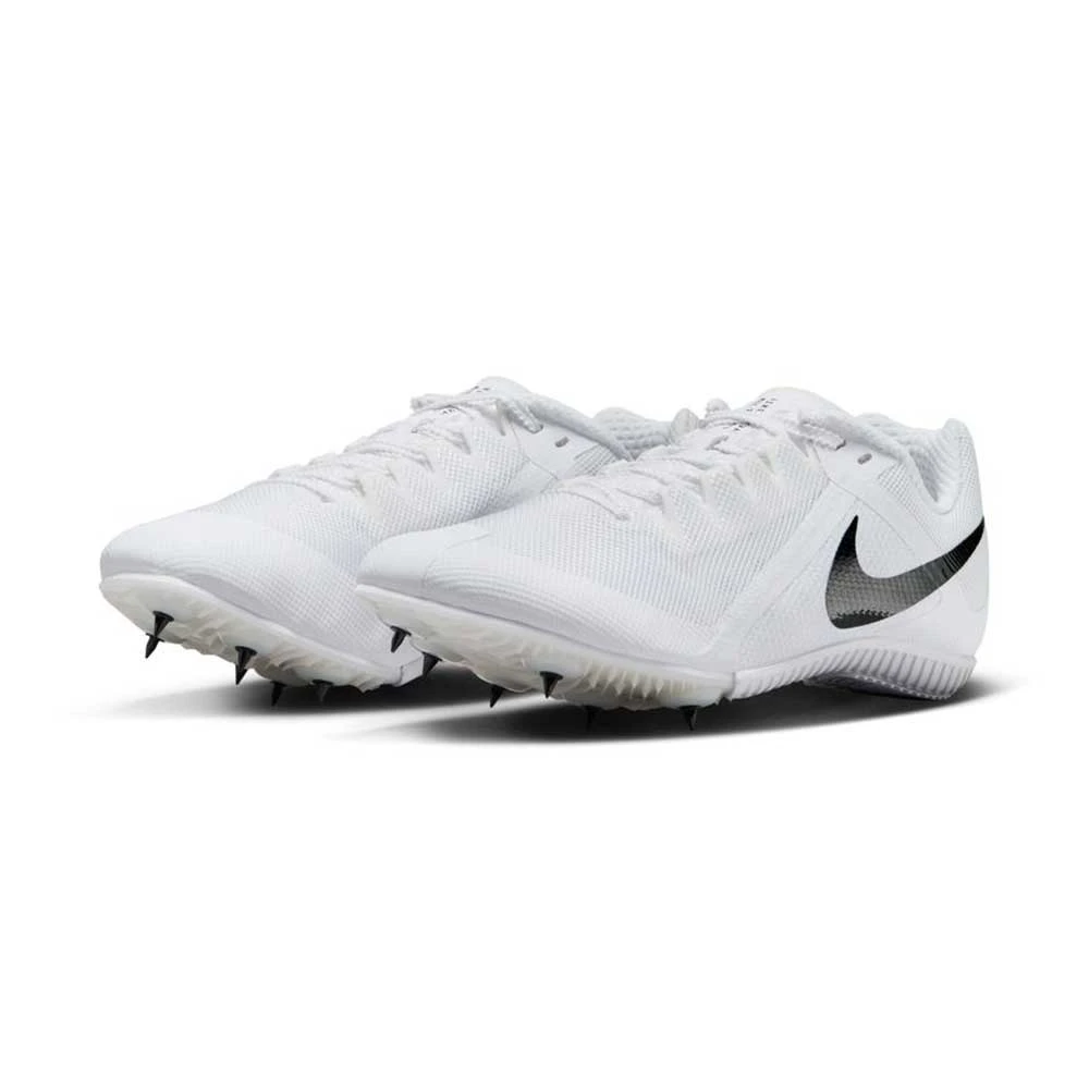 Unisex Nike Zoom Rival Multi Track Spike - White/Black/Metallic Silver - Regular (D) - Image 2