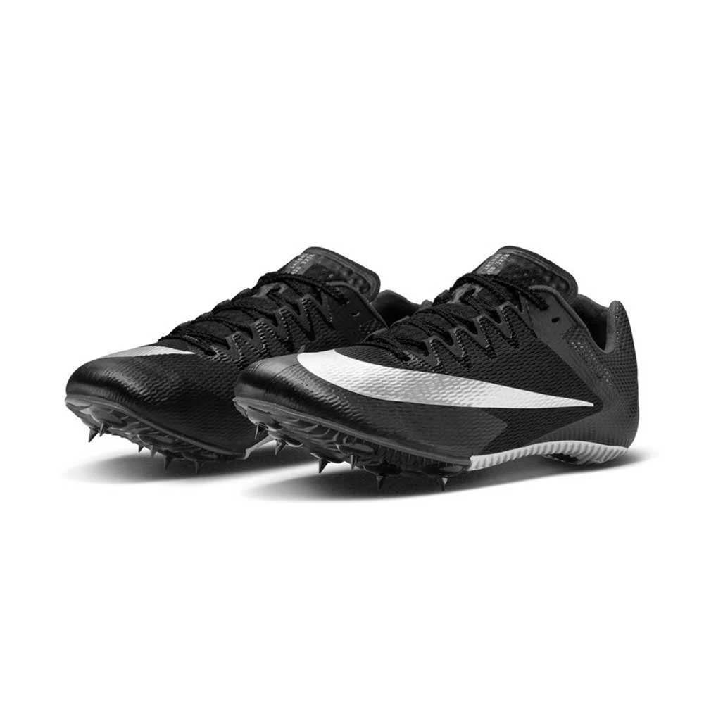 Unisex Nike Zoom Rival Sprint Spike - Black/Metallic Silver/Lt Smoke Grey- Regular (D) - Image 2