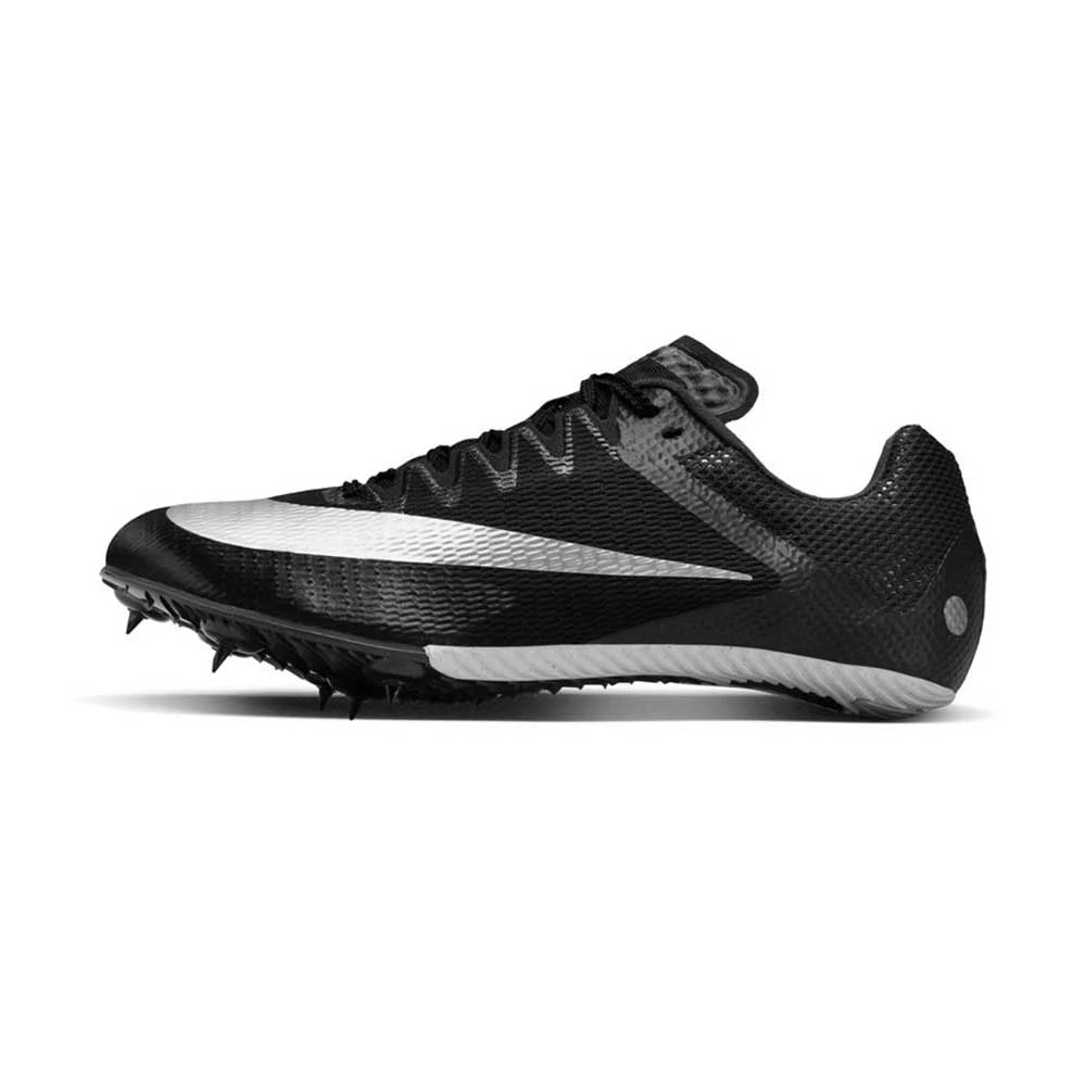 Unisex Nike Zoom Rival Sprint Spike - Black/Metallic Silver/Lt Smoke Grey- Regular (D) - Image 3