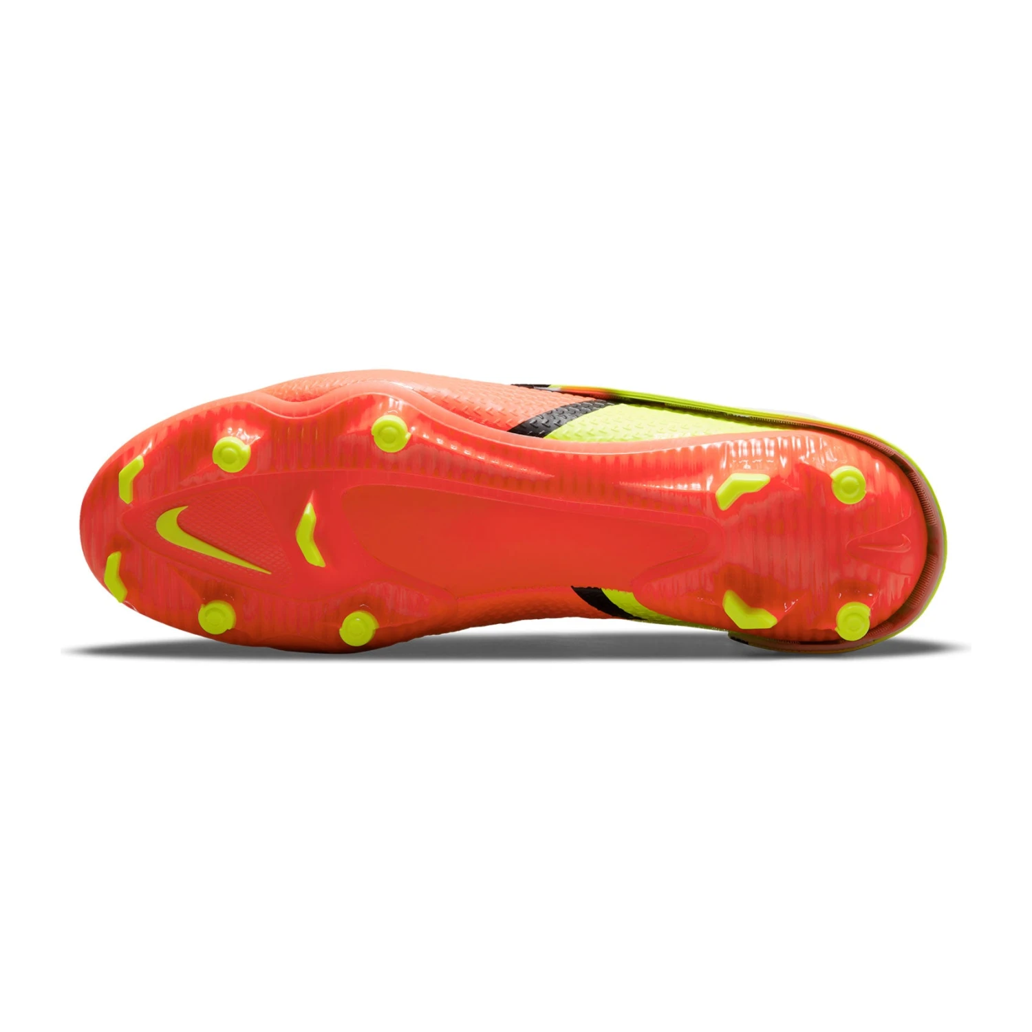 Nike Unisex Phantom GT2 Academy Flyease FG/MG Soccer Shoe - White/Bright Crimson/Volt - Image 3