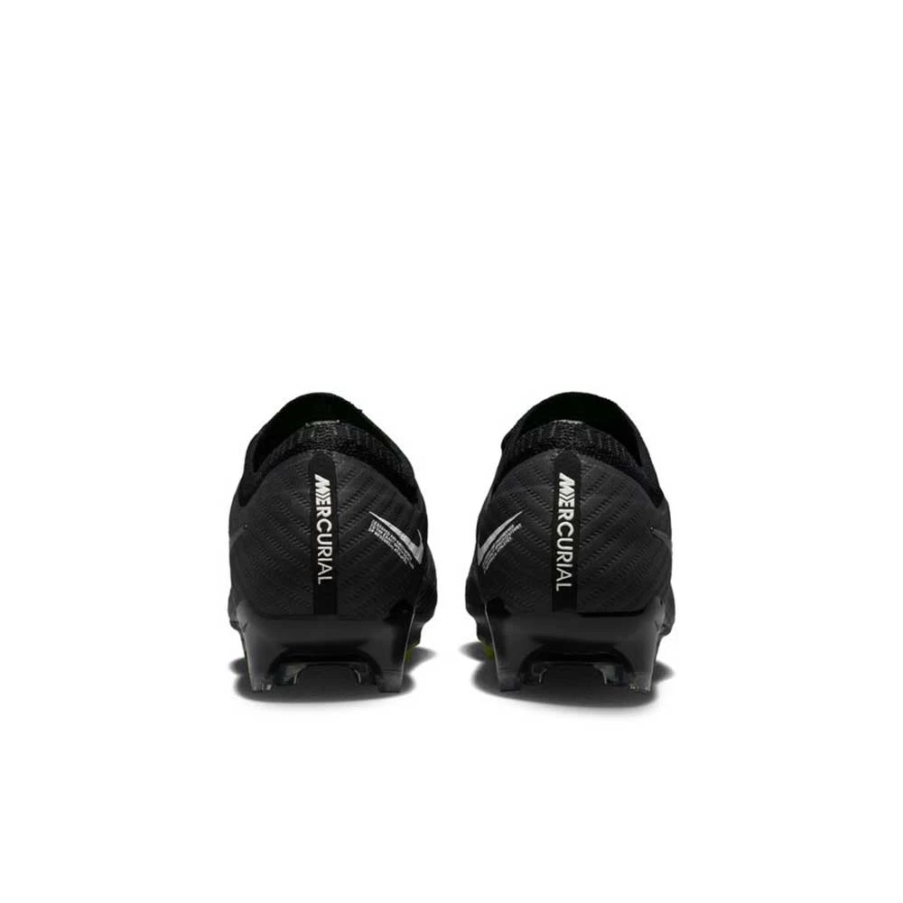 Unisex Nike Zoom Vapor 15 Elite FG Soccer Shoe - Black/Dk Smoke/Summit White - Image 6