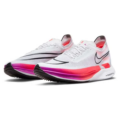 Men's Nike ZoomX Streakfly - White/Black/Flash Crimson - Regular (D) - Image 3