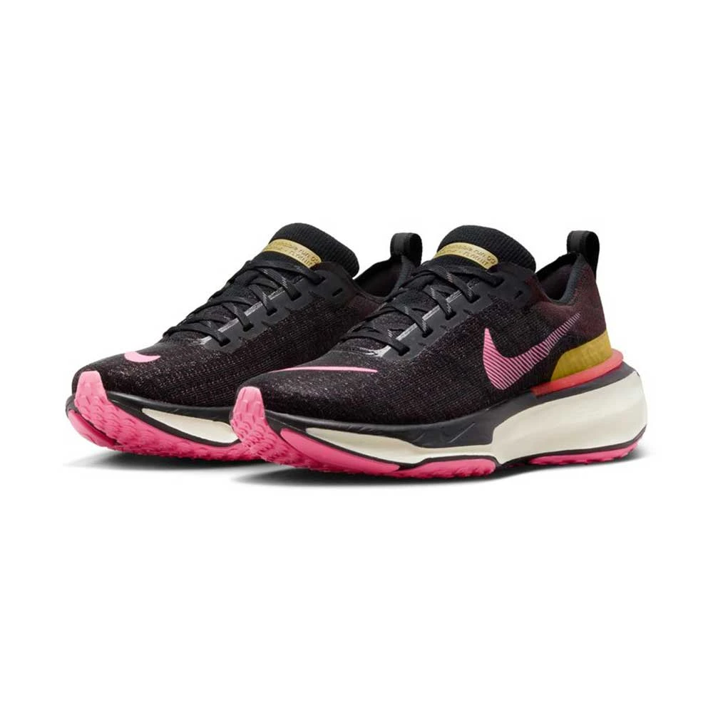 Nike Women's ZoomX Invincible Run Flyknit 3 Running Shoe - Earth/Pink Spell/Black - Regular (B) - Image 4