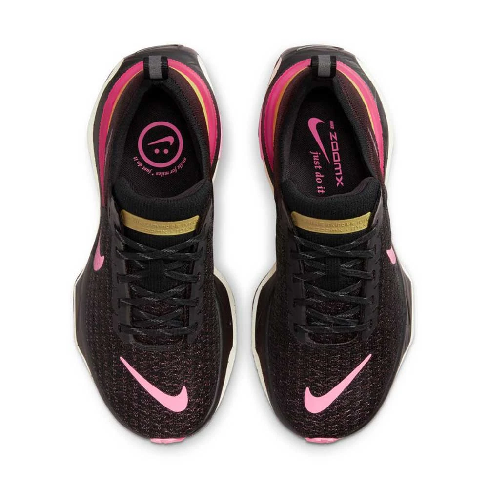 Nike Women's ZoomX Invincible Run Flyknit 3 Running Shoe - Earth/Pink Spell/Black - Regular (B) - Image 5