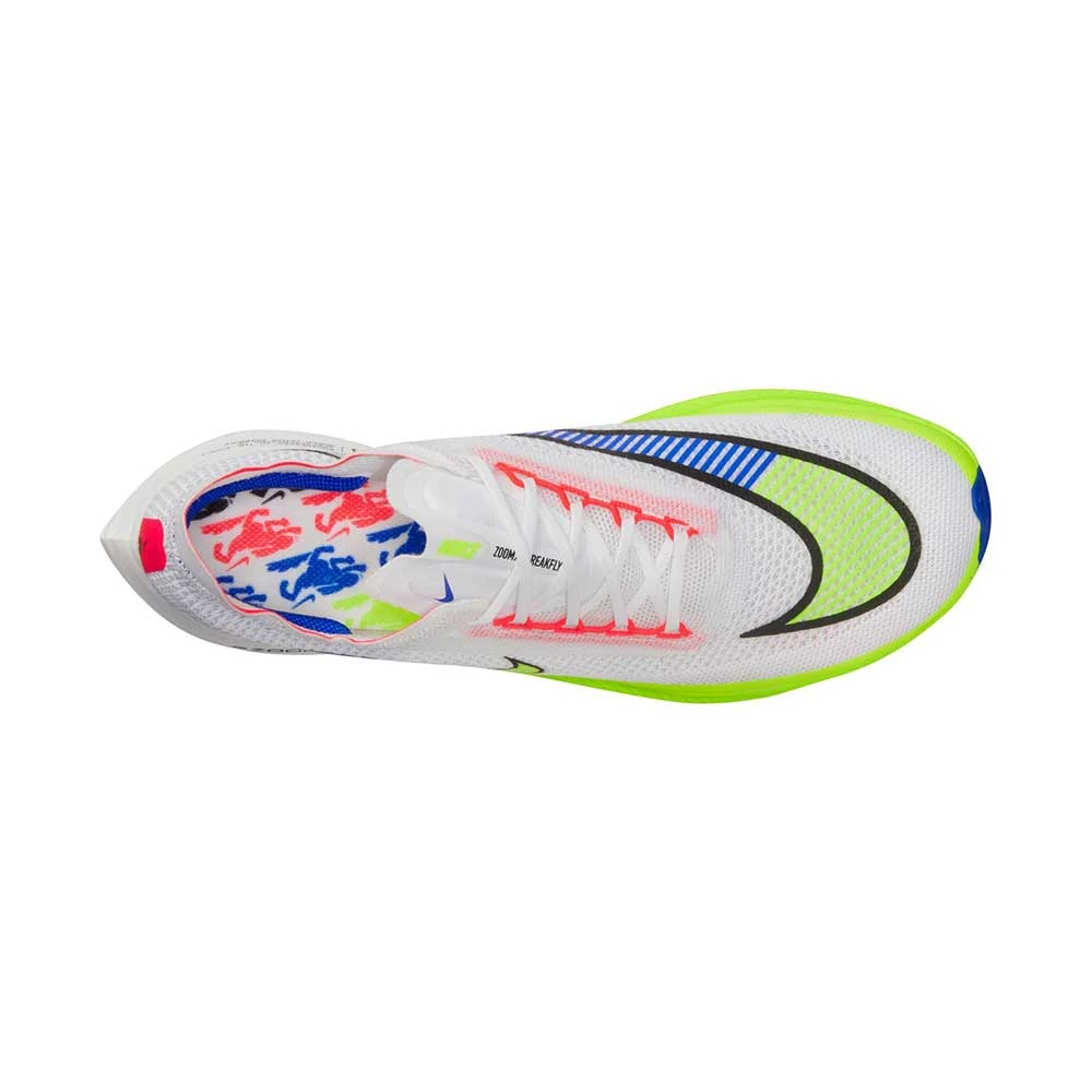 Men's Nike ZoomX Streakfly Premium Running Shoe - White/Black/Volt - Regular (D) - Image 3