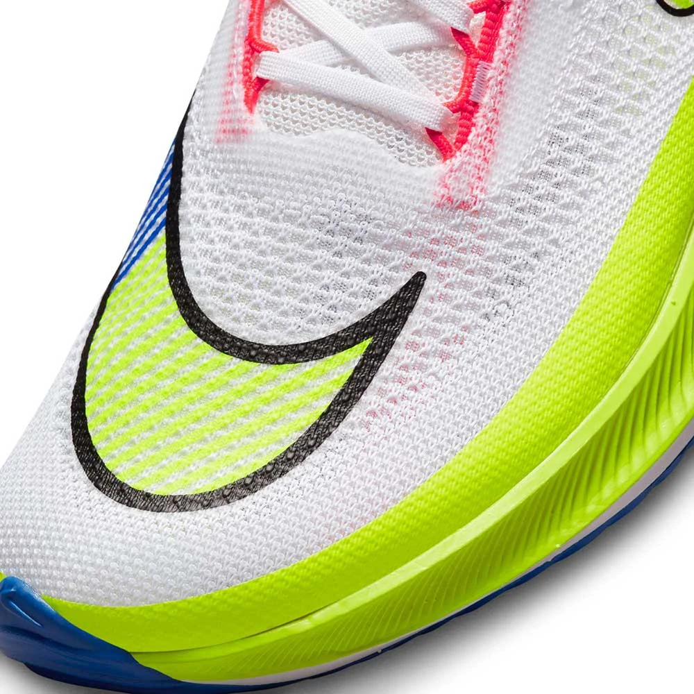 Men's Nike ZoomX Streakfly Premium Running Shoe - White/Black/Volt - Regular (D) - Image 4