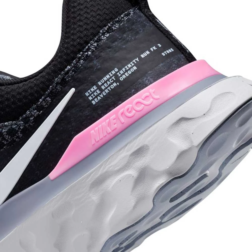 Nike Men's React Infinity 3 Running Shoe - Black/Football Grey/Ashen Slate- Regular (D) - Image 9