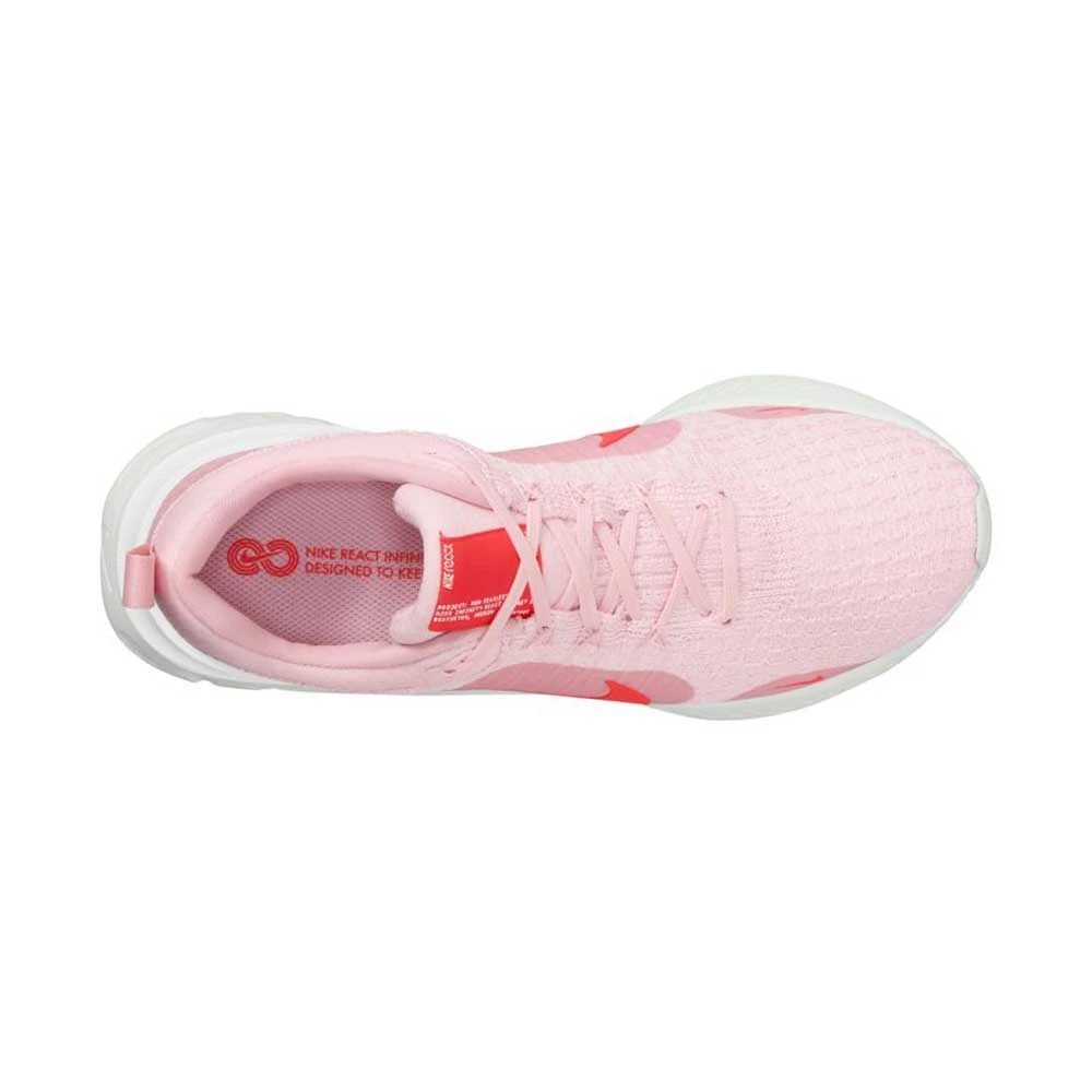 Nike Women's React Infinity React 3 Running Shoe-Medium Soft Pink/White/Summit White/Light Crimson- Regular (B) - Image 6