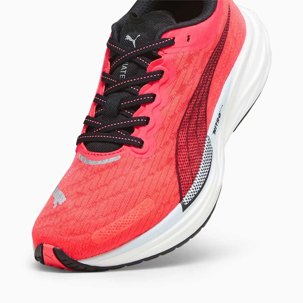 Women's Deviate Nitro 2 Running Shoe - Puma Black/Fire Orchid- Regular (B) - Image 7