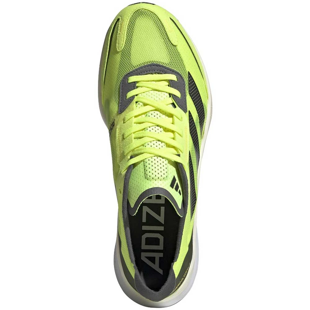 ADIDAS Men's AdiZERO Boston 11 Running Shoe- Solar Yellow/Night Met- Regular (D) - Image 2
