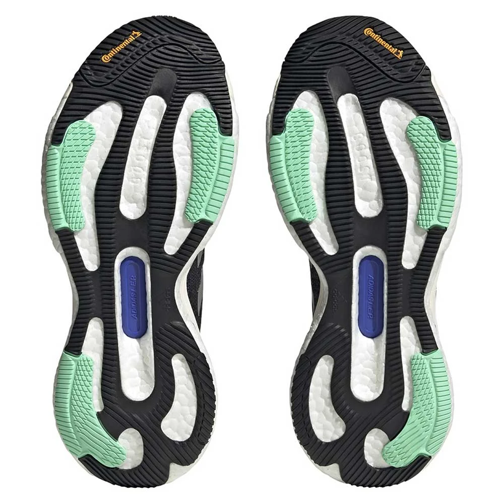 ADIDAS Men's Solar Glide 6 Running Shoe - Carbon/Silver Met/Pulse Mint - Regular (D) - Image 5