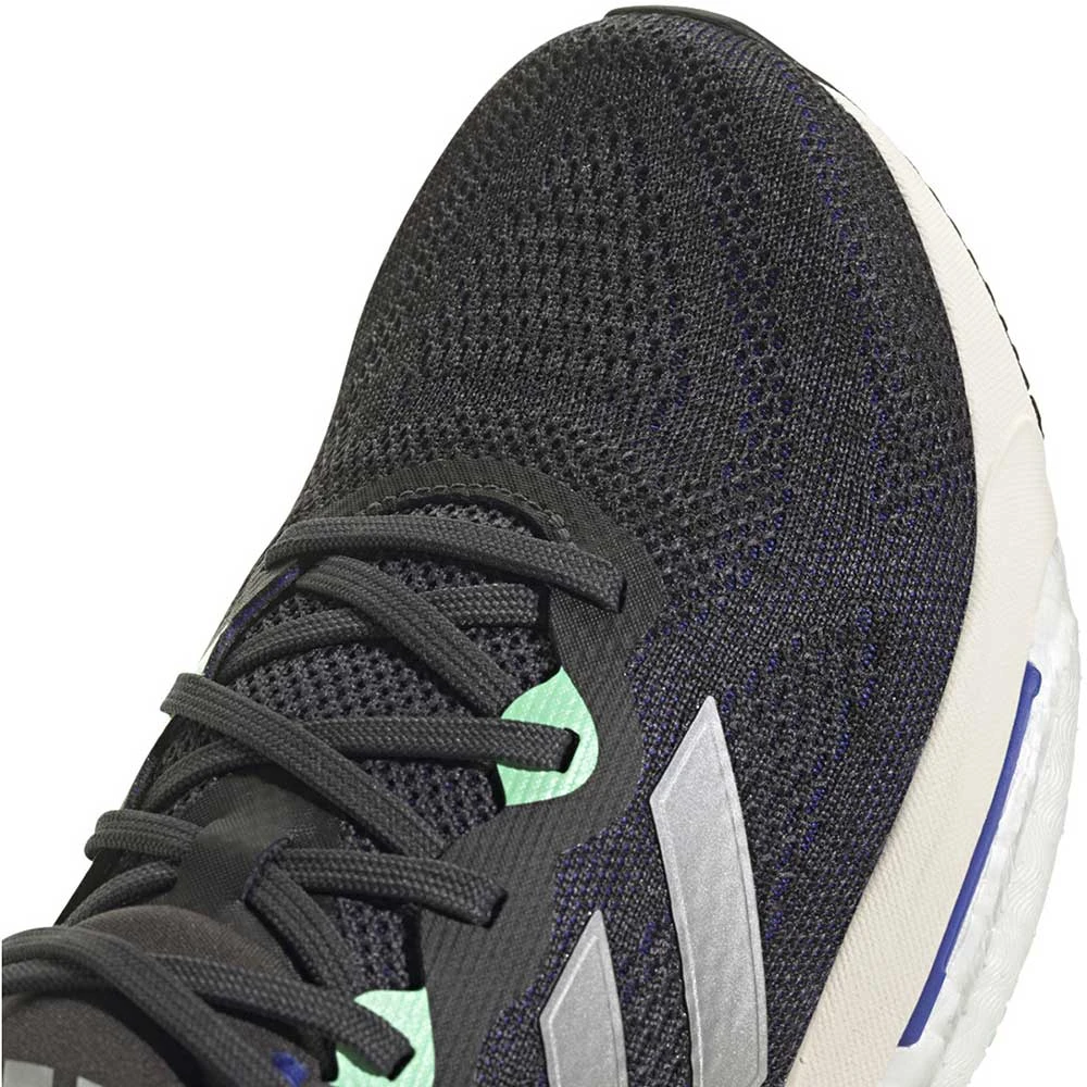 ADIDAS Men's Solar Glide 6 Running Shoe - Carbon/Silver Met/Pulse Mint - Regular (D) - Image 2