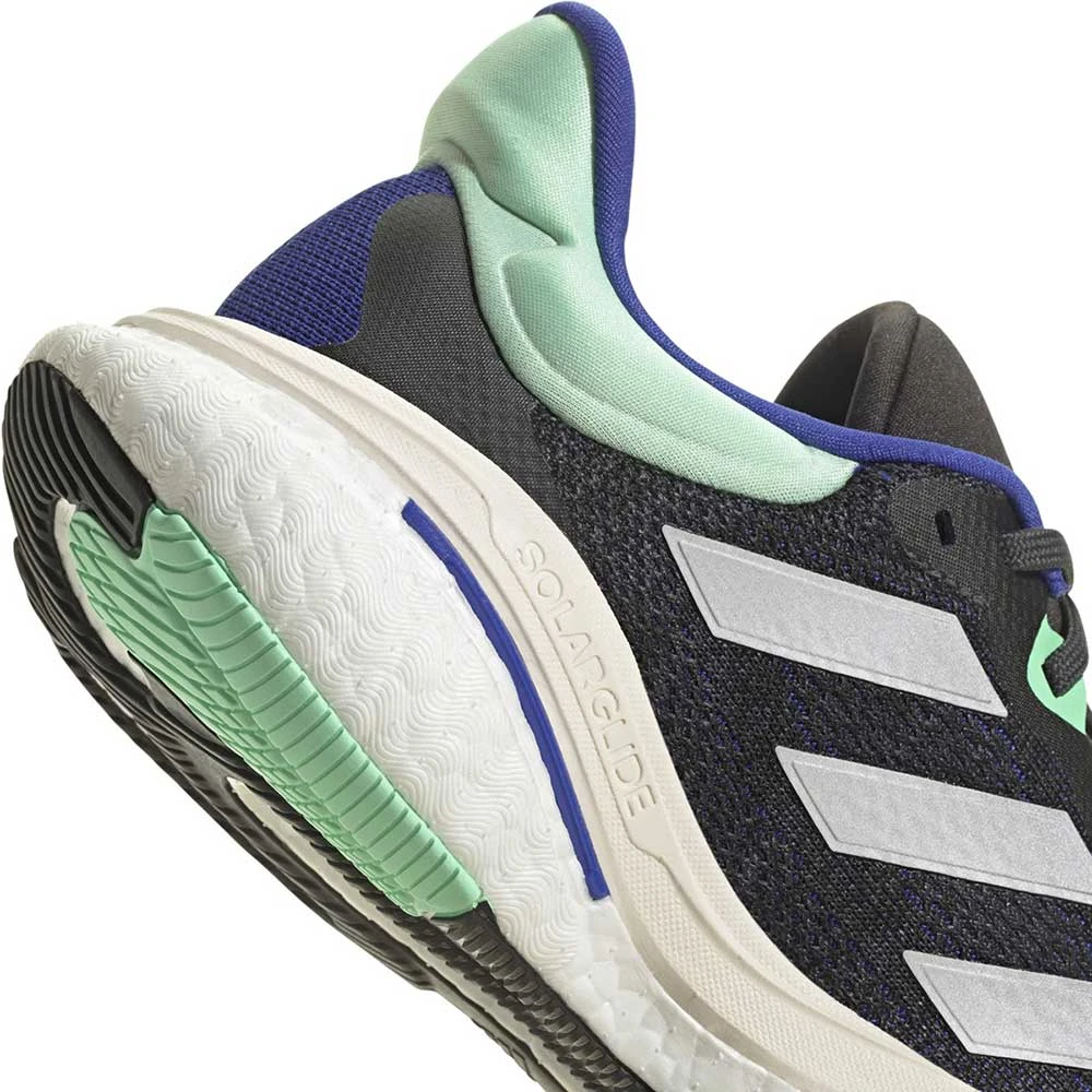ADIDAS Men's Solar Glide 6 Running Shoe - Carbon/Silver Met/Pulse Mint - Regular (D) - Image 3