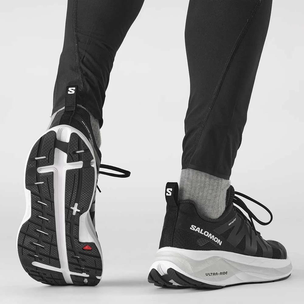 Salomon Men's Glide Max Running Shoe- Lunar Rock/Black/Tanager Turquoise- Regular (D) - Image 6