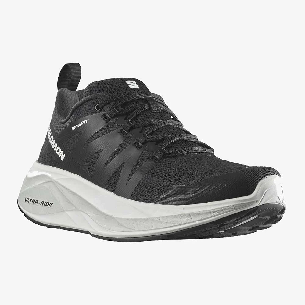 Salomon Men's Glide Max Running Shoe- Lunar Rock/Black/Tanager Turquoise- Regular (D) - Image 2