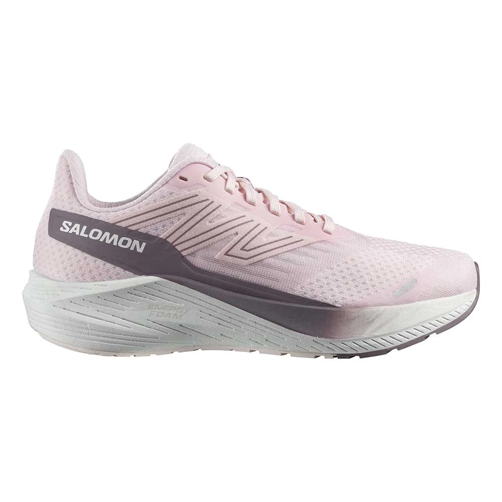 Salomon Women's Aero Blaze Running Shoe- Cradle Pink/White/Moonscape- Regular (B)
