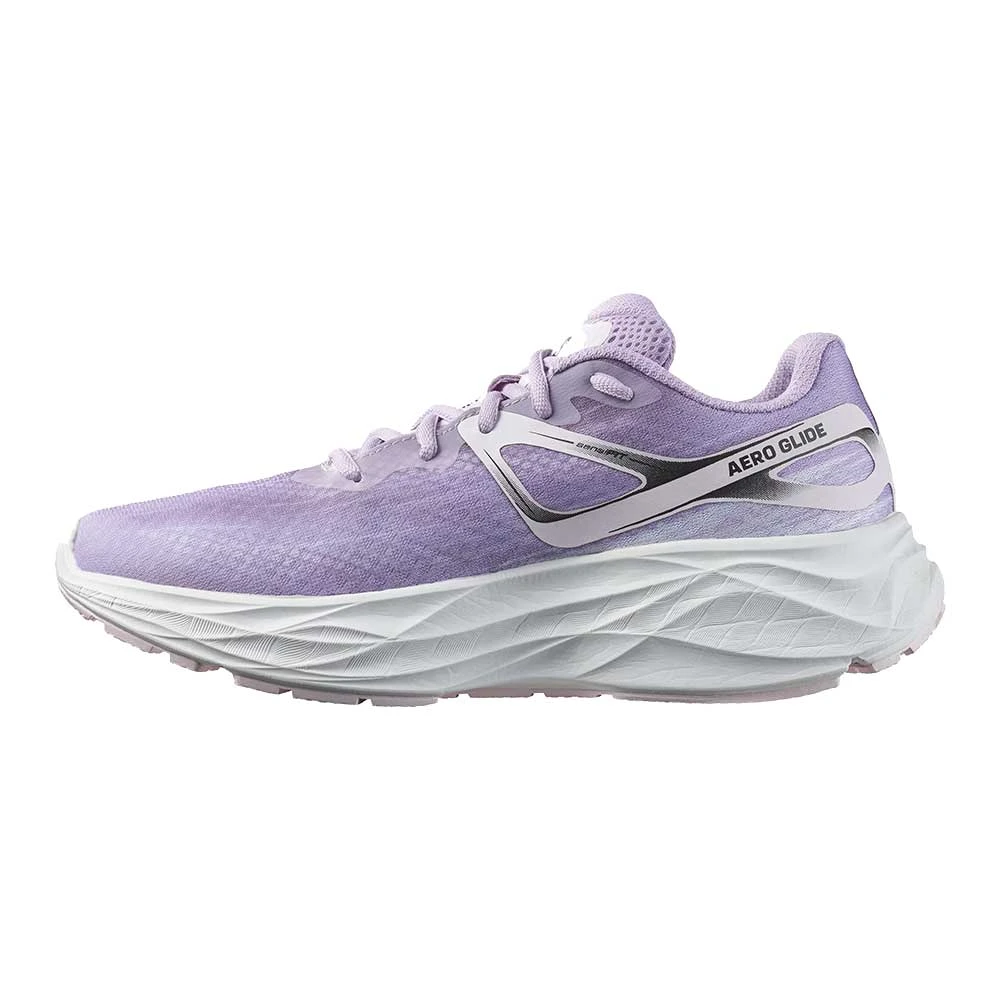 Salomon Women's Aero Glide Running Shoe- Orchid Bloom/Cradle Pink/White- Regular (B) - Image 3