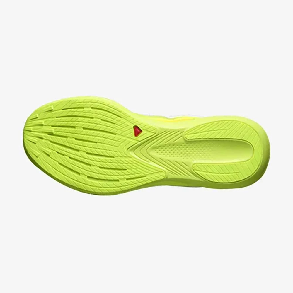 Salomon Men's Phantasm 2 Running Shoe - White/Safety Yellow/Metal - Regular (D) - Image 4