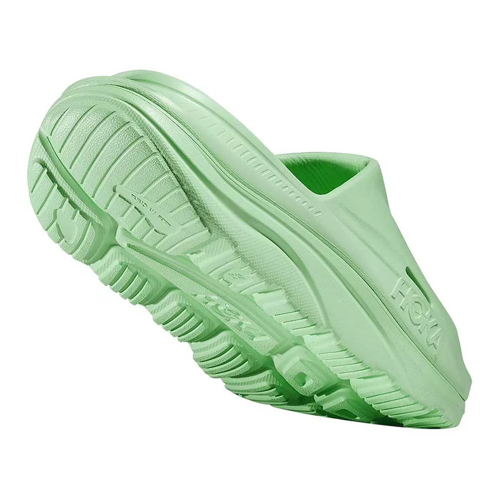 Hoka Unisex Ora Recovery Slide 3 - Lime Glow/Lime Glow - Regular (D) - Image 7