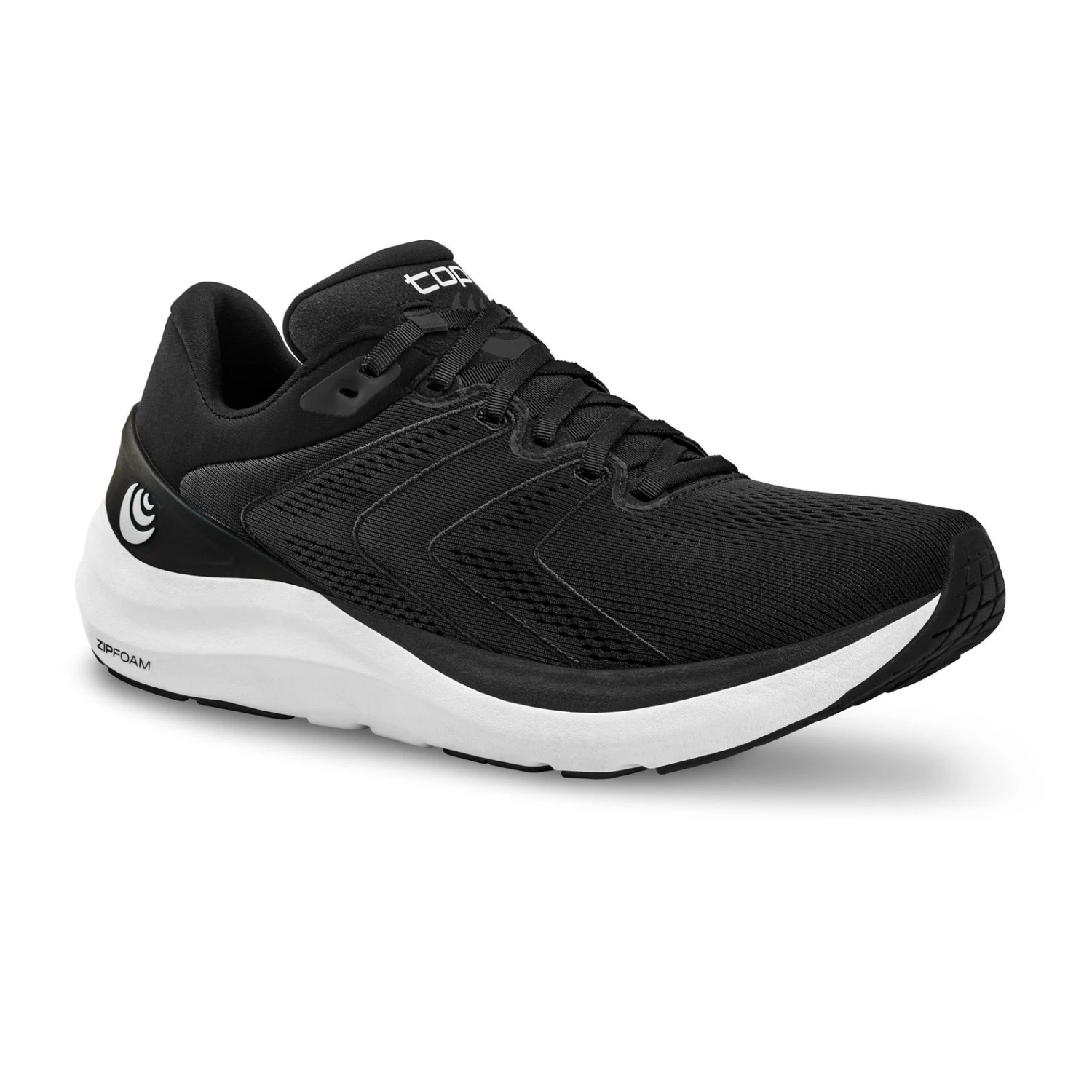 Topo Athletic Men's Phantom 2 Running Shoe - Black/White - Regular (D) - Image 3