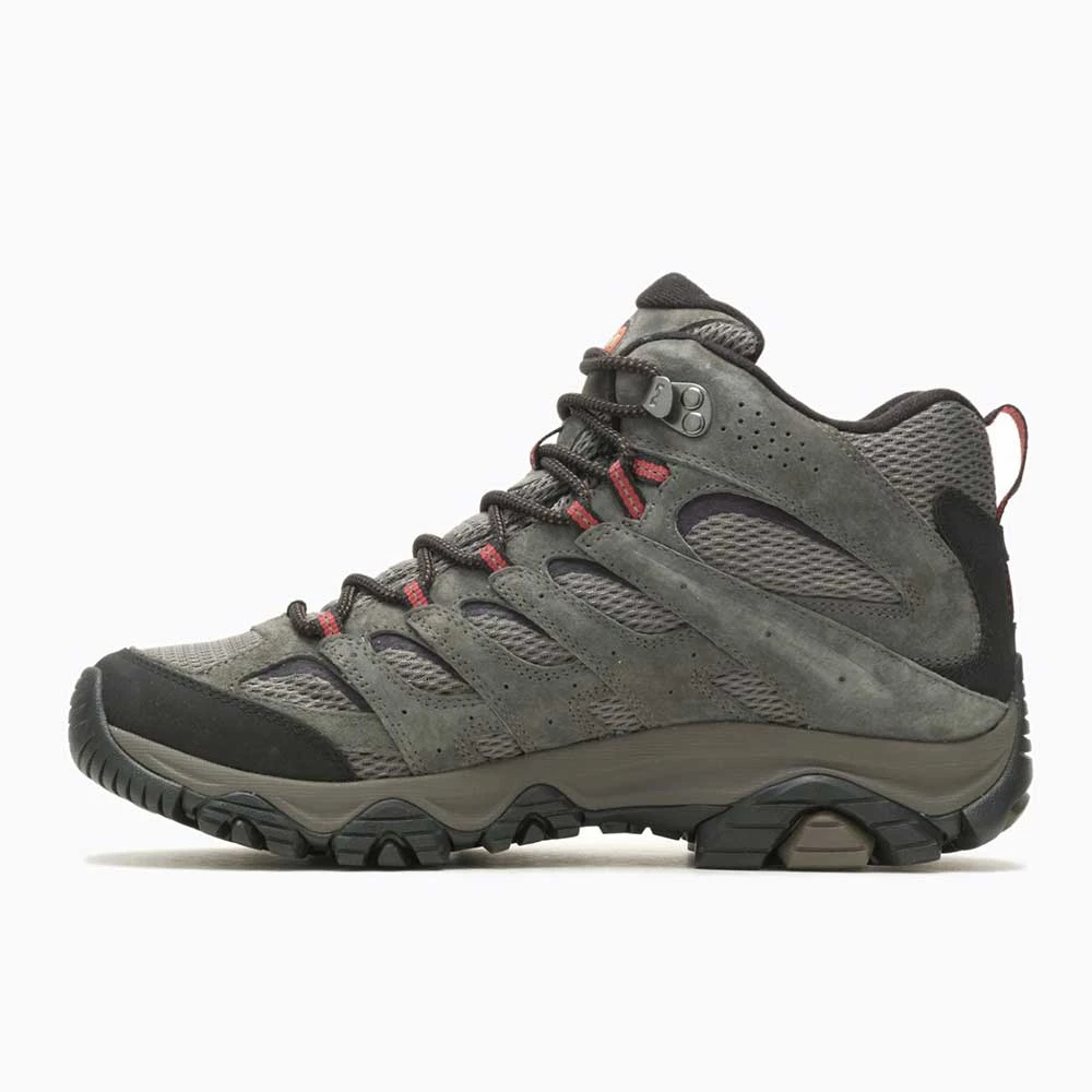 Merrell Men's Moab 3 Waterproof Hiking Boot- Beluga - Regular (D) - Image 3