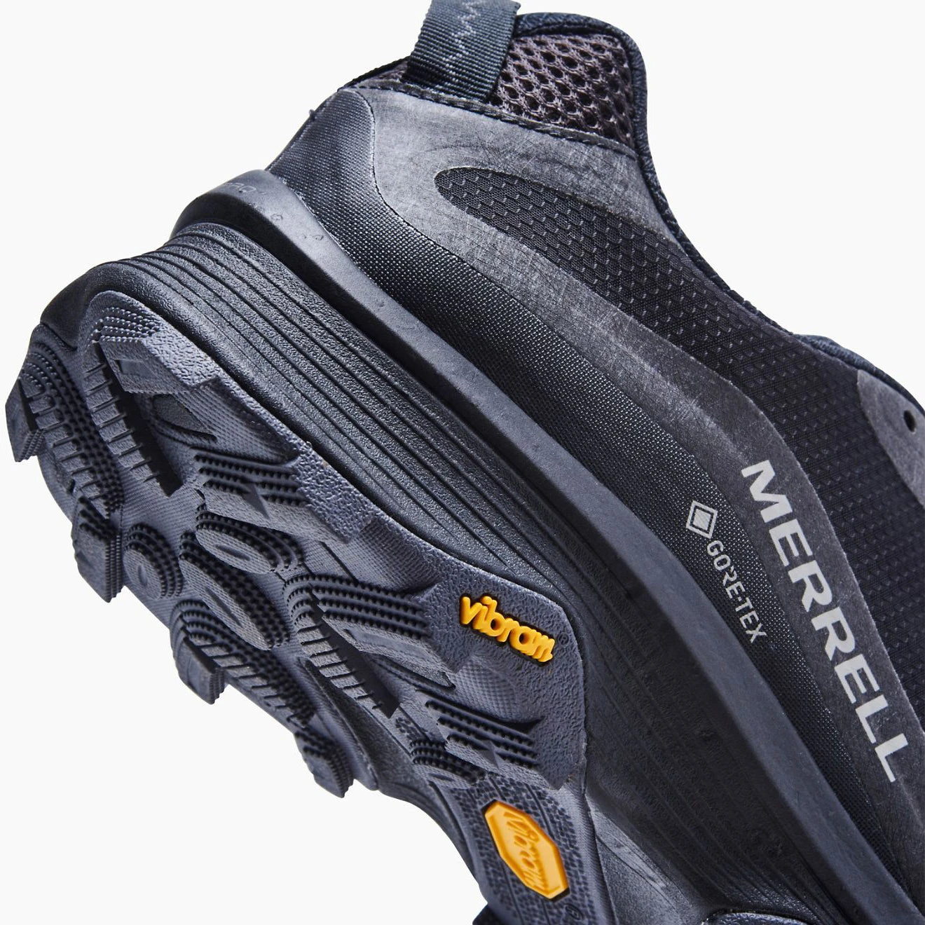 Merrell Men's Moab Speed GoreTEX Hiking Shoe - Black/Asphalt - Regular (D) - Image 7