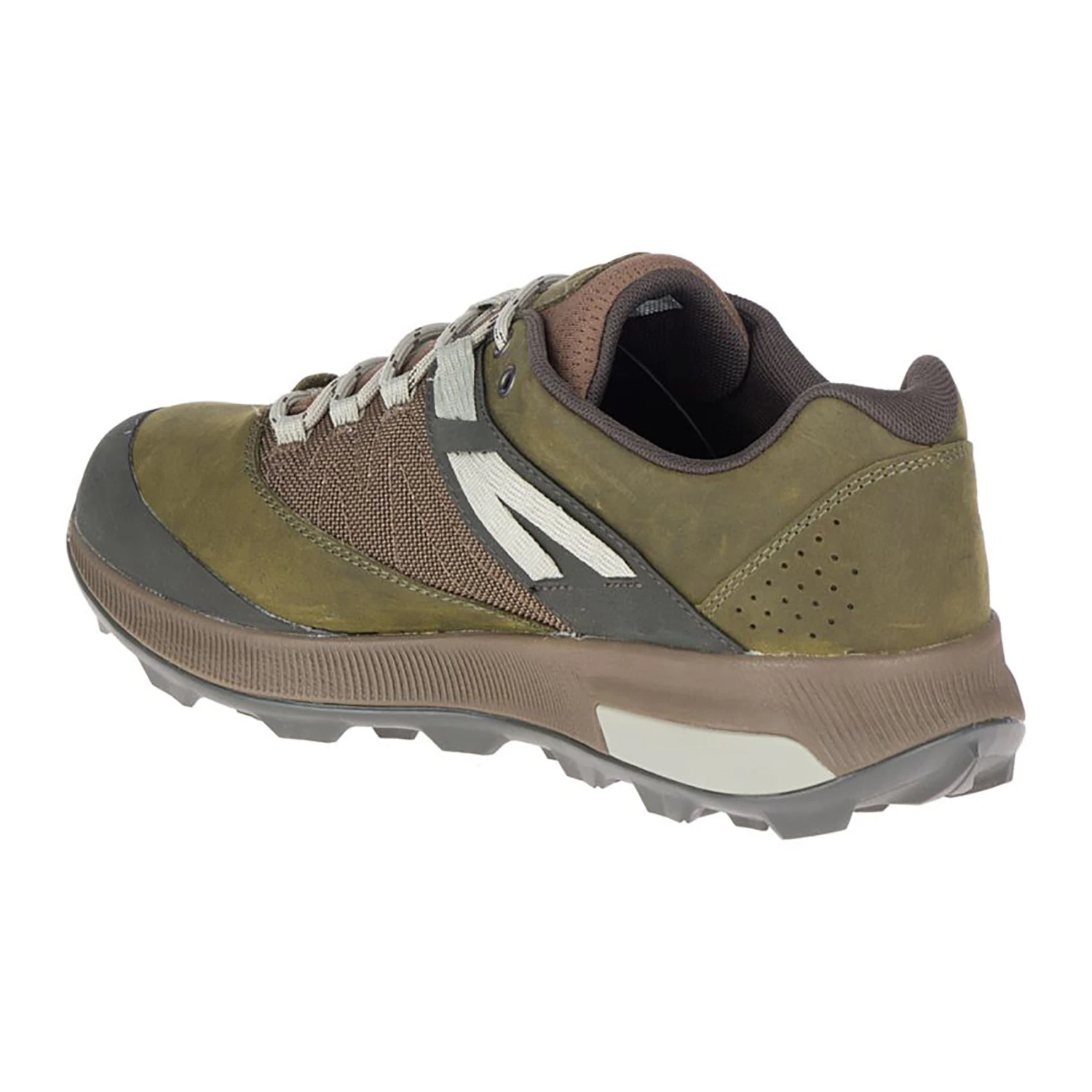 Merrell Men's Zion Waterproof Trail Shoe - Dark Olive - Regular (D) - Image 3