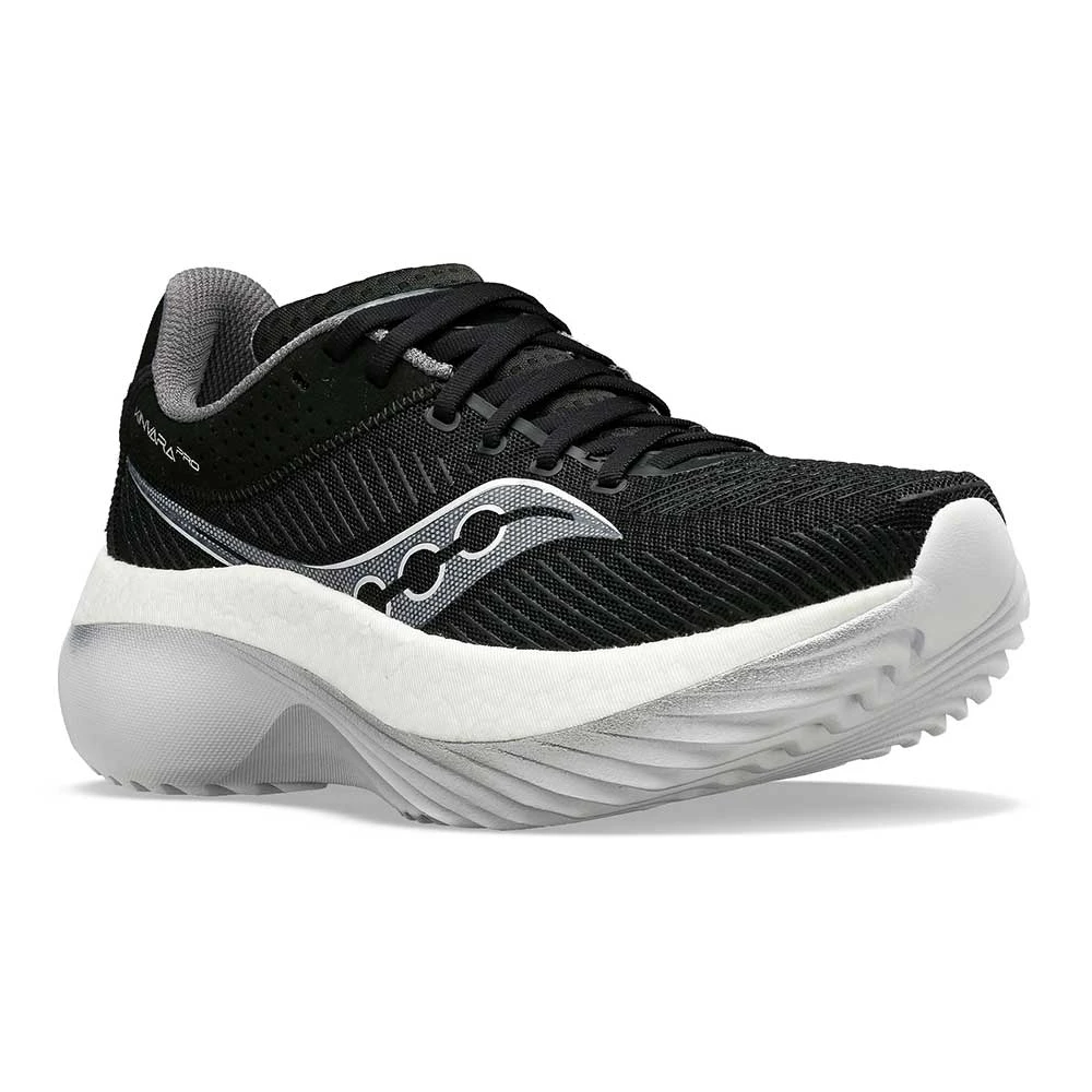 Saucony Women's Kinvara Pro Running Shoe - Black/White - Regular (B) - Image 2
