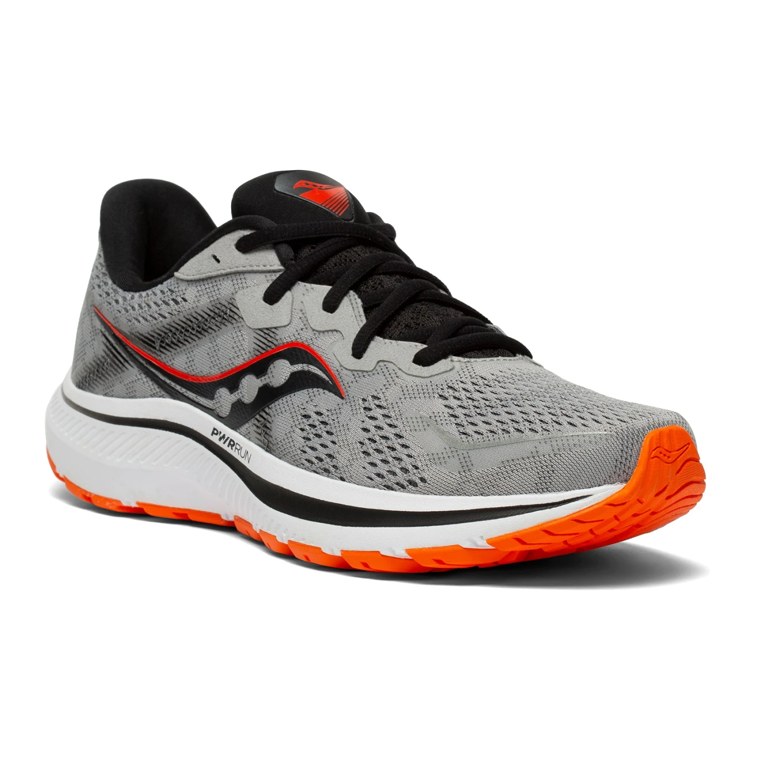 Saucony Men's Omni 20 Running Shoe - Alloy/Fire - Regular (D) - Image 3