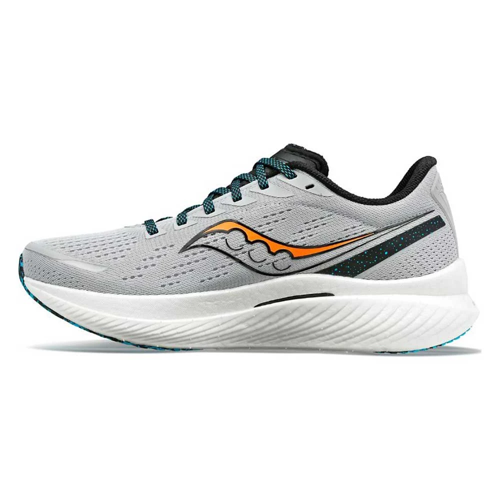 Saucony Men's Endorphin Speed 3 Running Shoe - Concrete/ViZi- Regular (D) - Image 3