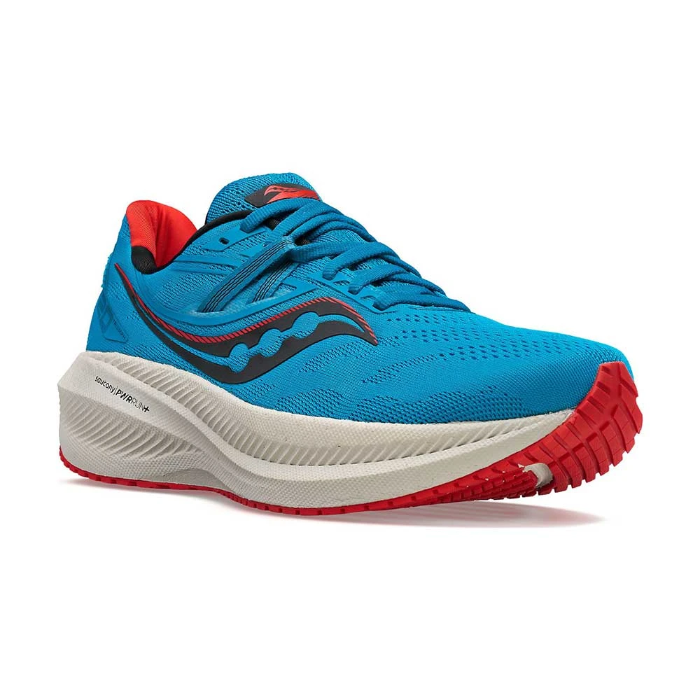 Saucony Men's Triumph 20 Running Shoe- Ocean/Redrock- Regular (D) - Image 2