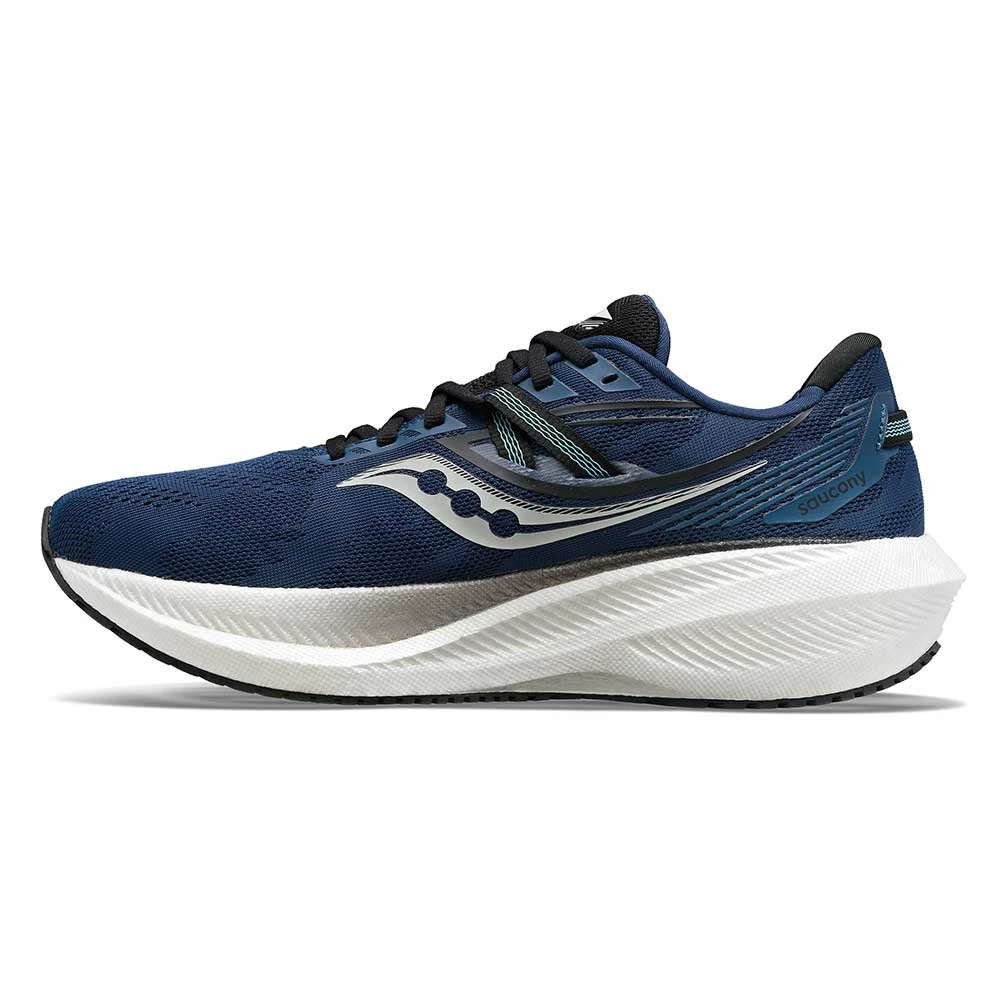 Saucony Men's Triumph 20 Running Shoe - Twilight/Rain - Wide (2E) - Image 3