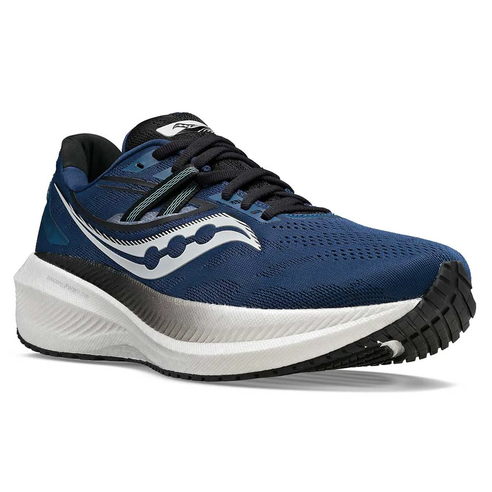 Saucony Men's Triumph 20 Running Shoe - Twilight/Rain - Wide (2E) - Image 2