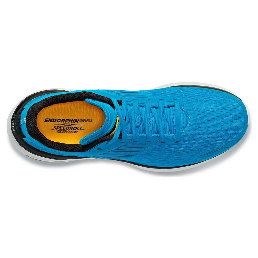 Saucony Men's Endorphin Shift 3 Running Shoe - Ocean/Vizi Gold- Regular (D) - Image 3