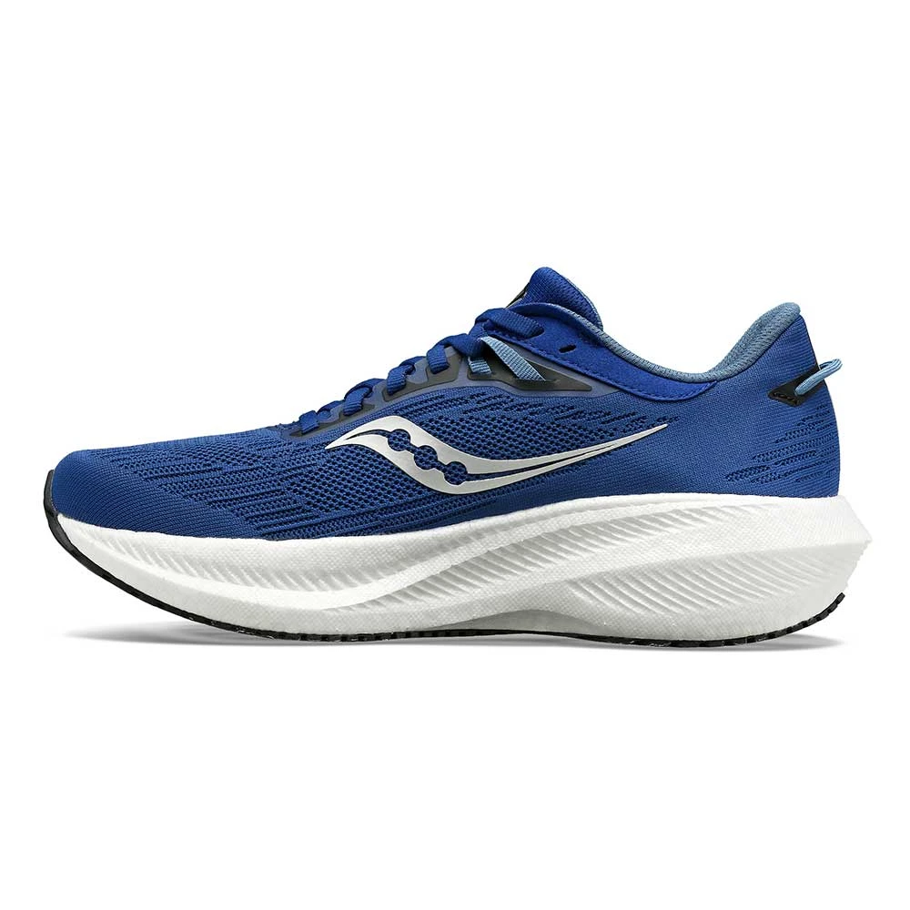 Saucony Men's Triumph 21 Running Shoe - Indigo/Black - Regular (D) - Image 3