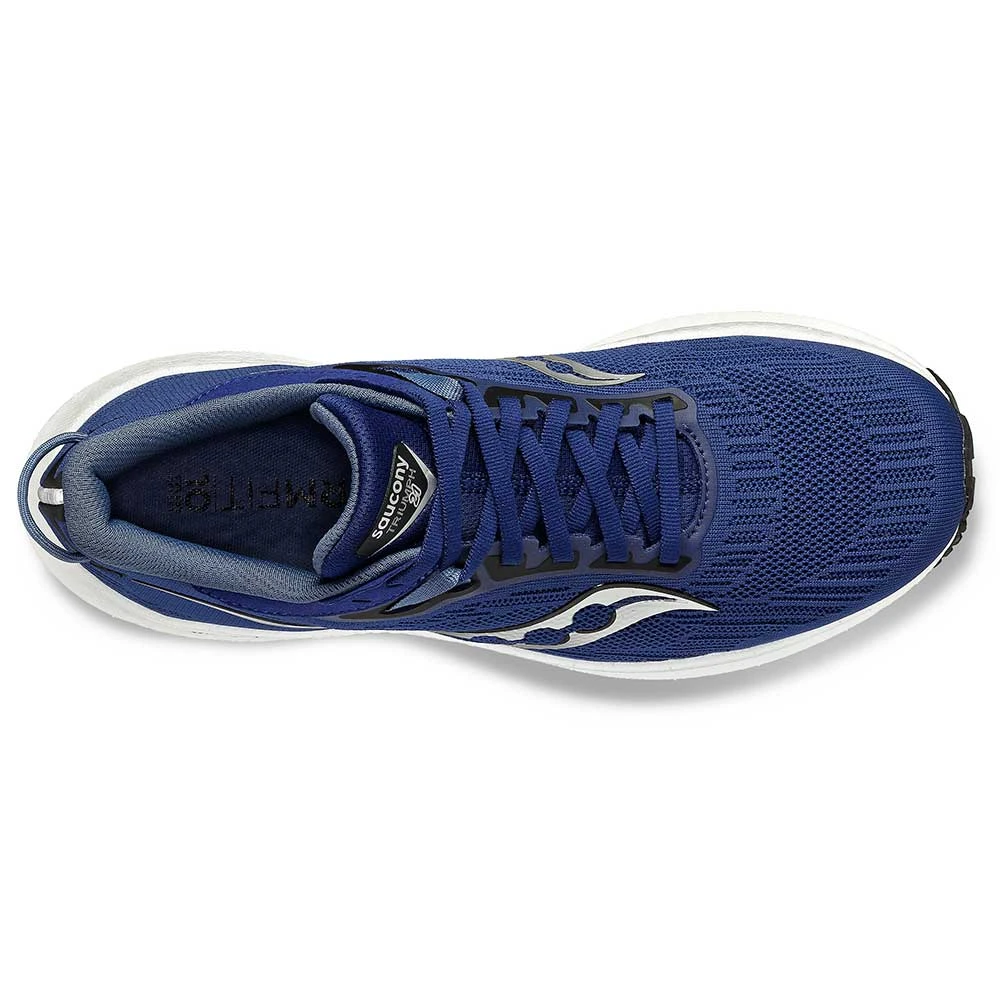 Saucony Men's Triumph 21 Running Shoe - Indigo/Black - Regular (D) - Image 4