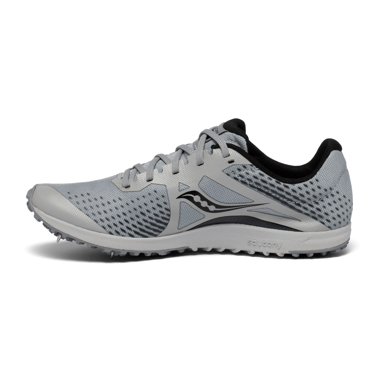 Saucony Men's Kilkenny XC8 Spike - Alloy/Black- Regular (D) - Image 2