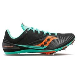 Saucony Men's Ballista Track Spike- Black/Cool Mint - Regular (D)
