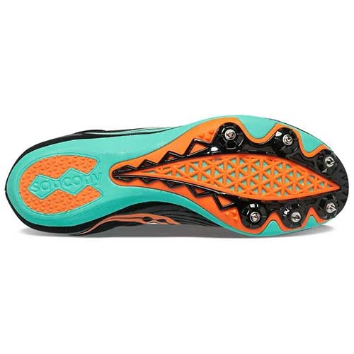 Saucony Men's Ballista Track Spike- Black/Cool Mint - Regular (D) - Image 4