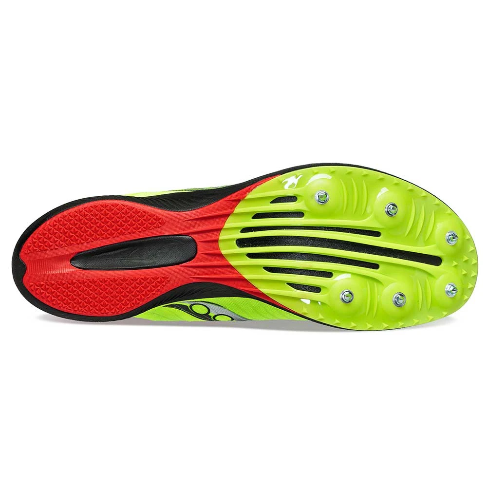 Saucony Men's Velocity MP Track Spike - Citron/Black - Image 5