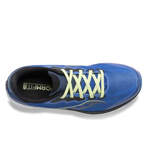 Saucony Youth Ride 14 Running Shoe - Blue - Image 5