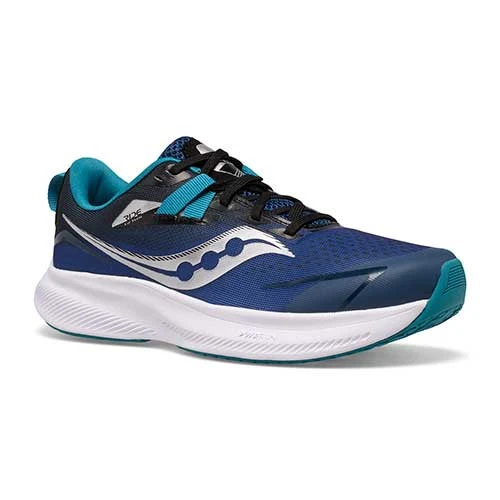 Saucony Youth Ride 15 Running Shoe - Twilight/Black - Image 2