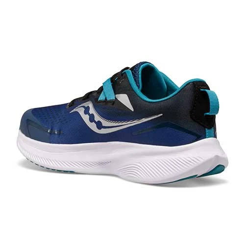 Saucony Youth Ride 15 Running Shoe - Twilight/Black - Image 3