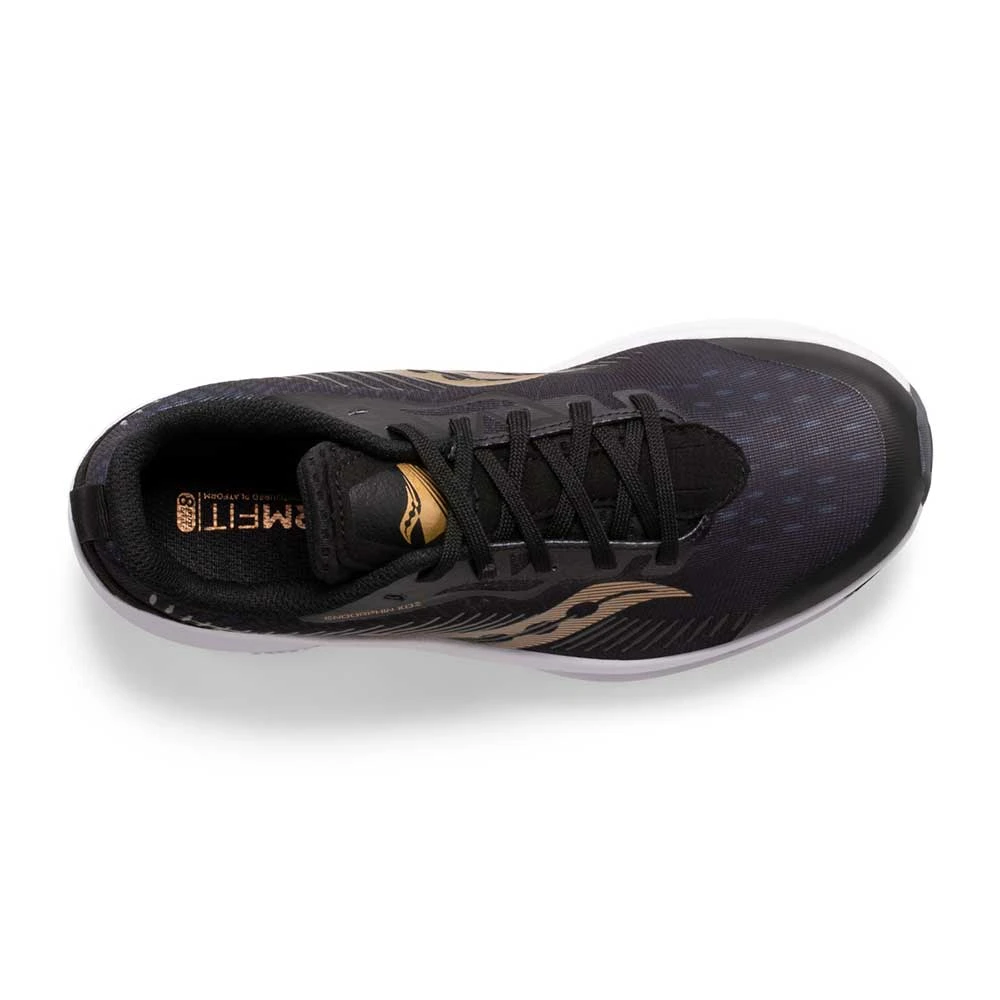 Saucony Youth Endorphin Running Shoe - Black/Gold - Image 3