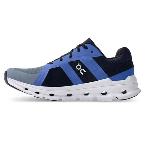 On Running Men's Cloudrunner Running Shoe - Metal/Midnight - Regular (D) - Image 3